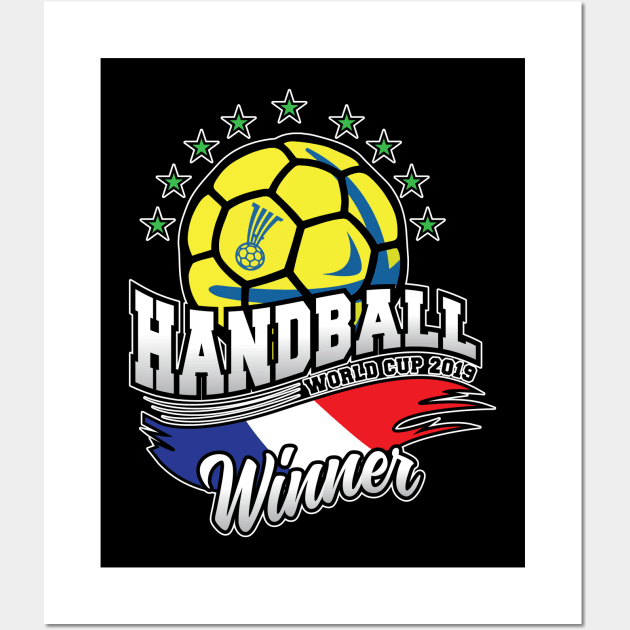 Handball Wm 2019 France Wall Art by Chaoscreator